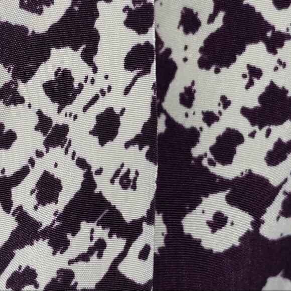 Gap black / white random squares pattern bagged out pockets A-line skirt size 8 - Picture 4 of 5